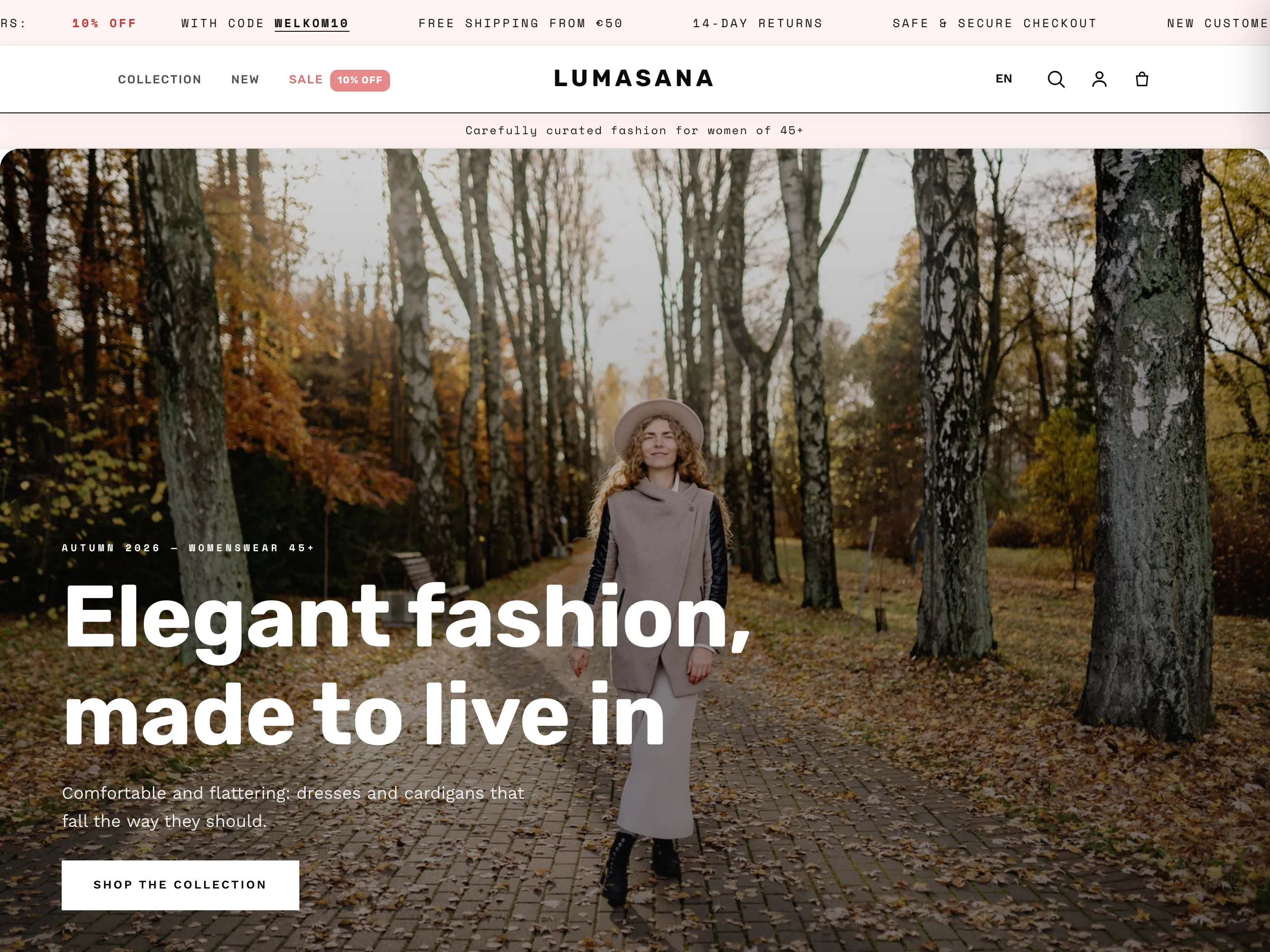Lumasana — Elegante Damenmode für Frauen ab 45